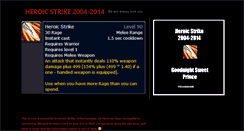 Desktop Screenshot of heroicstrike.org